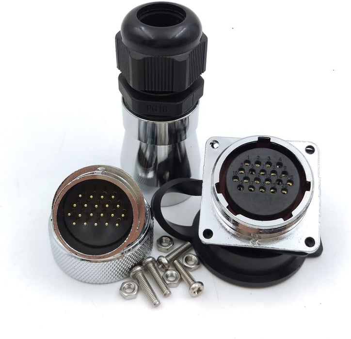 WF28 Serie Conector impermeable de 16 pines, enchufe eléctrico IP67 macho hembra - Quierox - Tienda Online