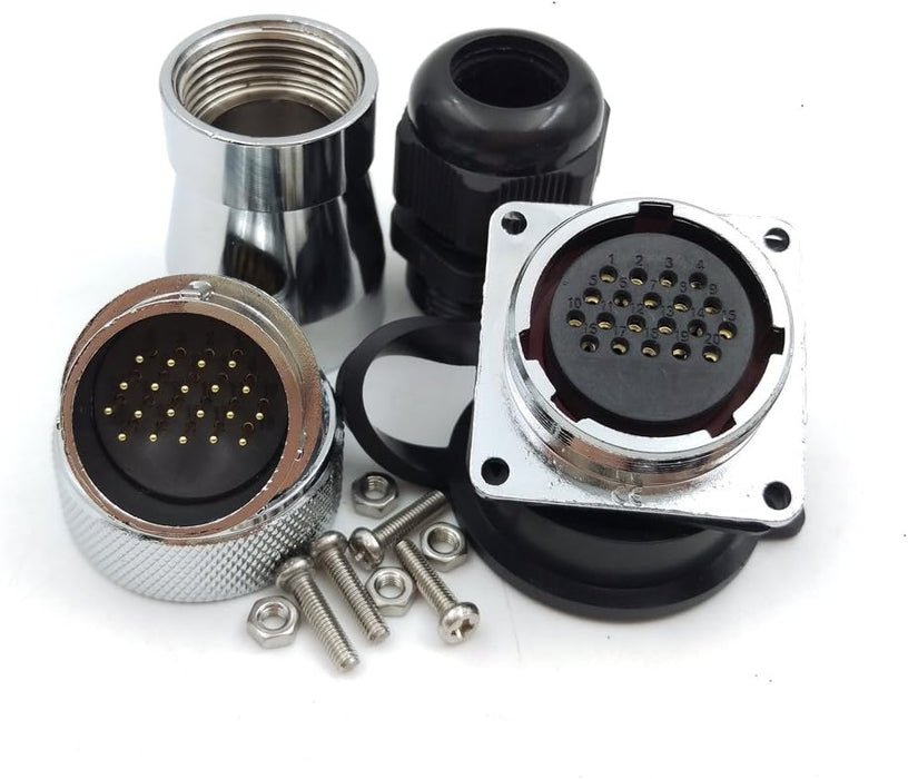WF28 Serie Conector impermeable de 16 pines, enchufe eléctrico IP67 macho hembra - Quierox - Tienda Online