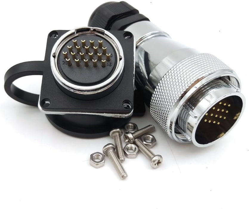 WF28 Serie Conector impermeable de 16 pines, enchufe eléctrico IP67 macho hembra - Quierox - Tienda Online