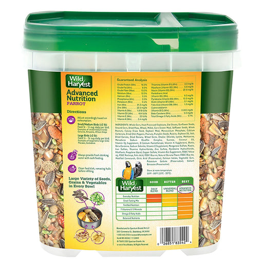 Wild Harvest® Alimento para loros de nutrición avanzada - Quierox - Tienda Online