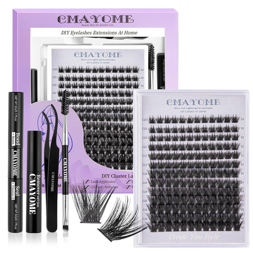 Wispy - Kit de extensiones de pestañas, racimos de pestañas naturales, 126 unidades, 0.35 - 0.70 pulgadas - Quierox - Tienda Online