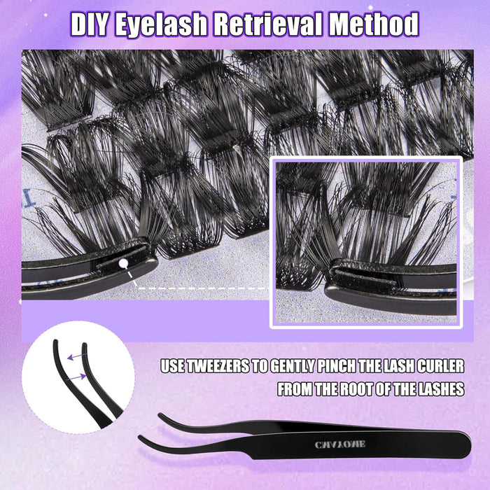 Wispy - Kit de extensiones de pestañas, racimos de pestañas naturales, 126 unidades, 0.35 - 0.70 pulgadas - Quierox - Tienda Online