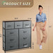 WLIVE Cajonera de tela de 9 cajones, torre de almacenamiento para dormitorio - Quierox - Tienda Online