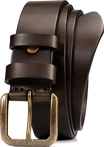 WOLFANT Cinturones de trabajo para hombre 100 % cuero italiano, 39in - Quierox - Tienda Online