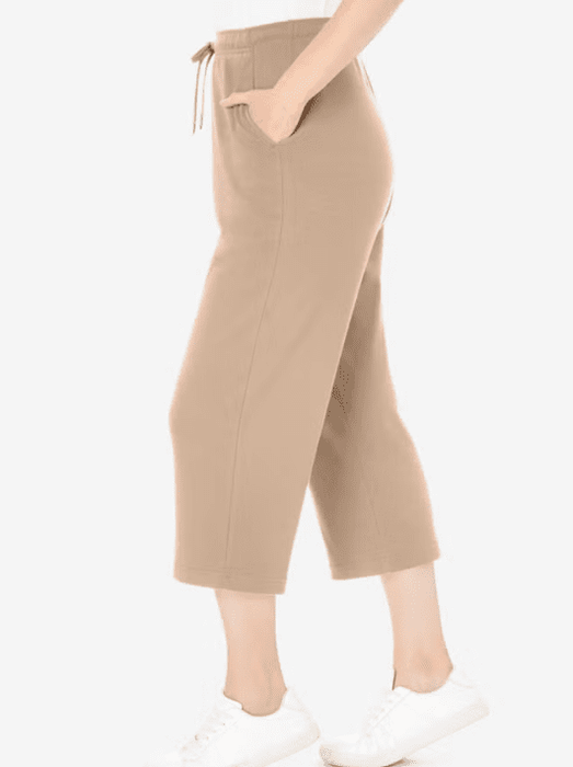 Woman Within Pantalones capri deportivos de punto - Quierox - Tienda Online