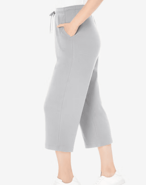 Woman Within Pantalones capri deportivos de punto - Quierox - Tienda Online