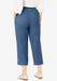 Woman Witing Jeans capri de algodón con cintura elástica - Quierox - Tienda Online