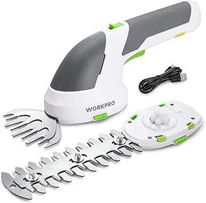 WORKPRO - Cizalla manual 2 en 1 para césped, setos y arbustos, inalámbrica - Quierox - Tienda Online