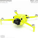WRAPGRADE Adhesivos de piel compatibles con DJI Mini 4 Pro | Envoltura completa (amarillo neón) - Quierox - Tienda Online