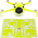 WRAPGRADE Adhesivos de piel compatibles con DJI Mini 4 Pro | Envoltura completa (amarillo neón) - Quierox - Tienda Online