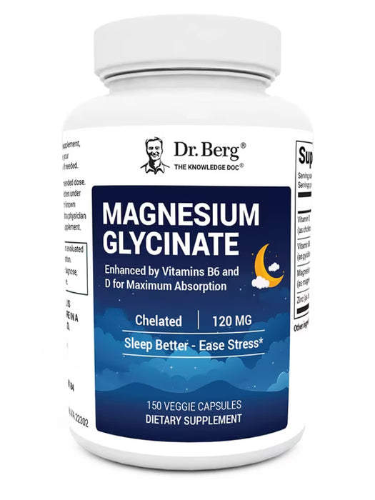 Dr. Berg Glicinato de magnesio 150 cápsulas vegetales
