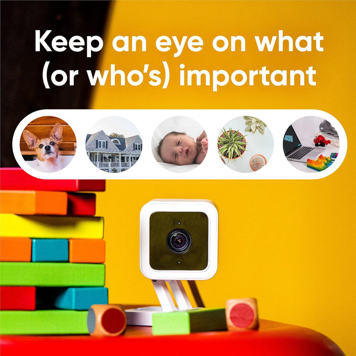 Wyze Cam v3 1080p HD Cámara de seguridad con visión nocturna a color, audio bidireccional - Quierox - Tienda Online