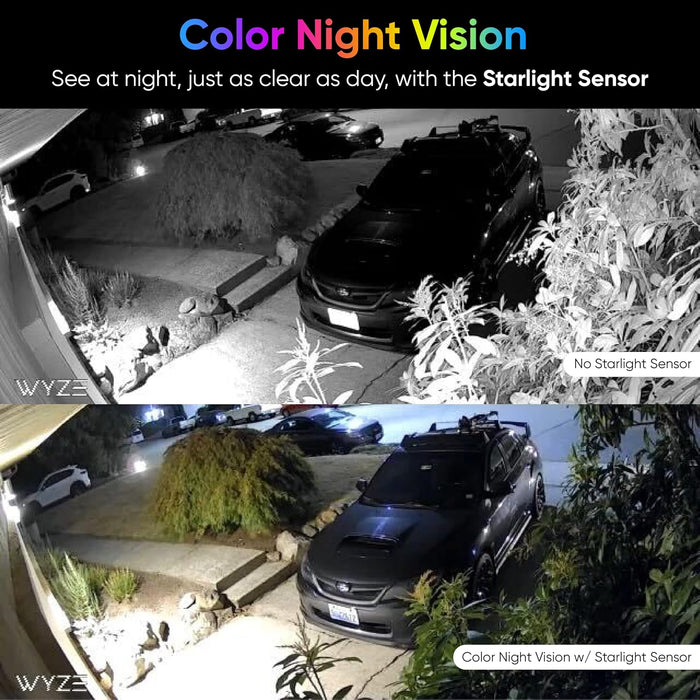Wyze Cam v3 1080p HD Cámara de seguridad con visión nocturna a color, audio bidireccional - Quierox - Tienda Online