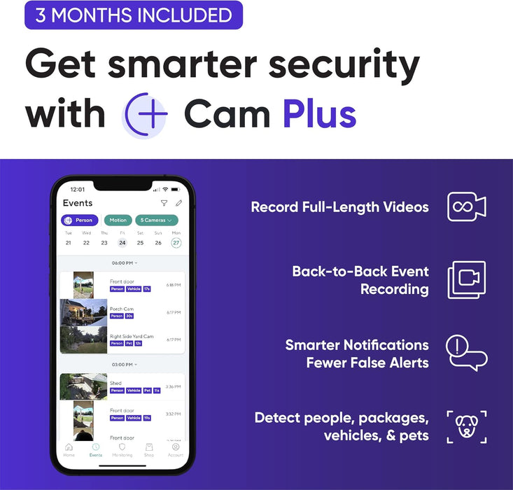 Wyze Cam v3 1080p HD Cámara de seguridad con visión nocturna a color, audio bidireccional - Quierox - Tienda Online