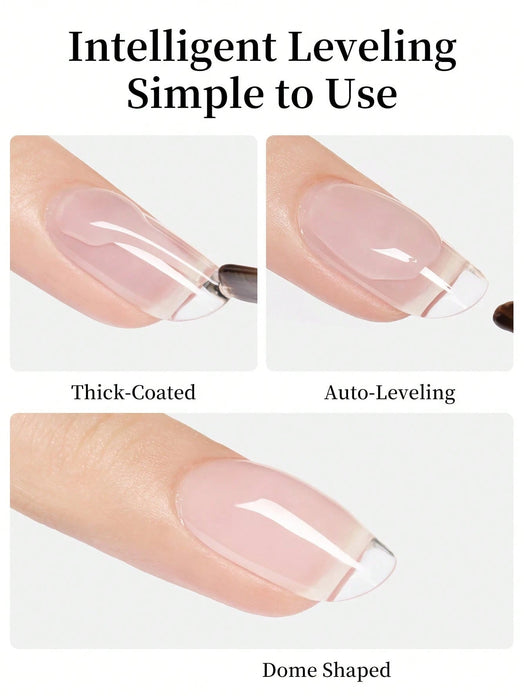 XEIJAYI 1 botella de 15 g de gel base para dar forma y suavizar las uñas, capa base de goma transparente duradera - Quierox - Tienda Online