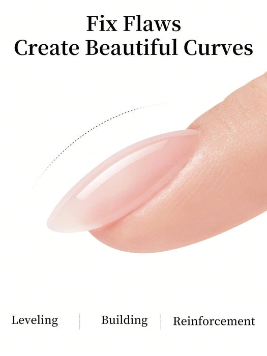 XEIJAYI 1 botella de 15 g de gel base para dar forma y suavizar las uñas, capa base de goma transparente duradera - Quierox - Tienda Online