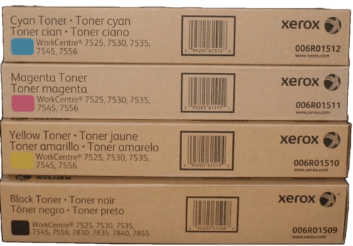 Xerox Paquete de 4 de tintas para fotocopiadoras 006R01509, 006R01510, 006R01511, 006R01512 - Quierox - Tienda Online