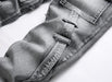 XIMXIMMTIAN Jeans de mezclilla para hombre estilo motociclista, lavados, desgastados, ajustados y rectos - Quierox - Tienda Online