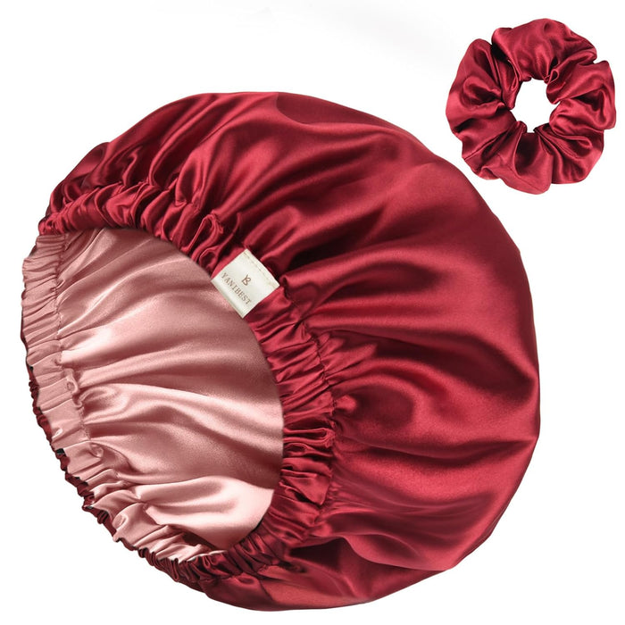 YANIBEST Gorro de Satén Ajustable de Doble Capa Gorro para el Cabello para Dormir - Quierox - Tienda Online