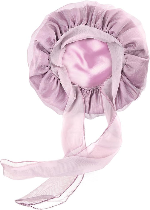 Yanibest Gorro de seda para dormir para el cabello forrado de satén con banda transpirable para cabello rizado - Quierox - Tienda Online