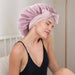 Yanibest Gorro de seda para dormir para el cabello forrado de satén con banda transpirable para cabello rizado - Quierox - Tienda Online