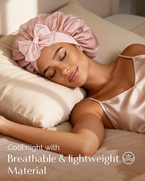 YANIBEST - Gorro de seda suave y transpirable para dormir, gorro de satén transpirable - Quierox - Tienda Online