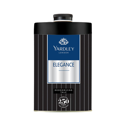 Yardley London Talco desodorante Elegance, Fragancia aromática amaderada, 250 g - Quierox - Tienda Online