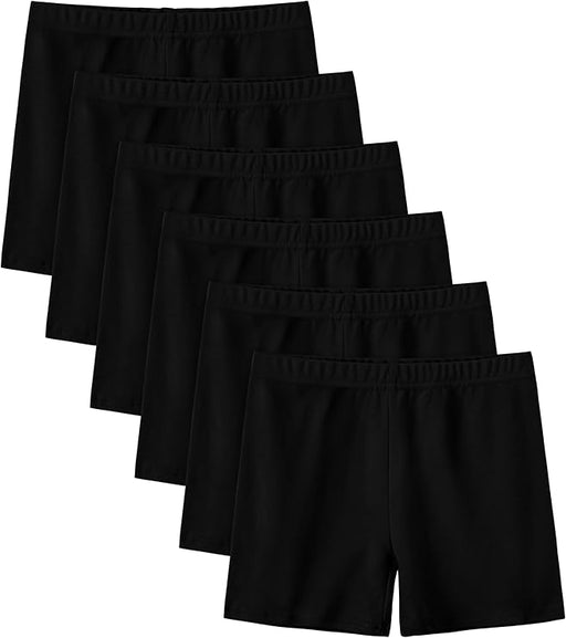 YERIOK - Pack de 6 pantalones cortos de ciclismo de algodón para niñas - Quierox - Tienda Online