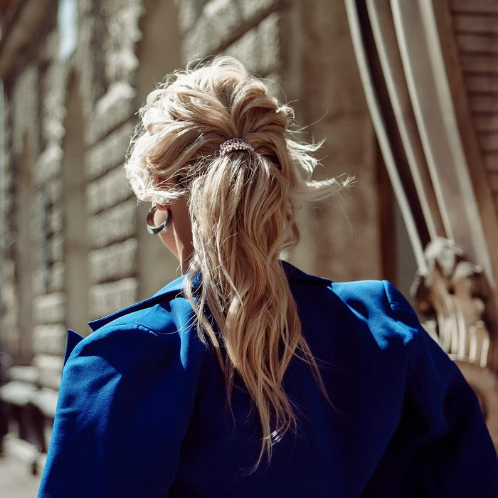 Yinder 9 piezas de accesorios para el cabello para mujer, lazos elásticos de cristal - Quierox - Tienda Online
