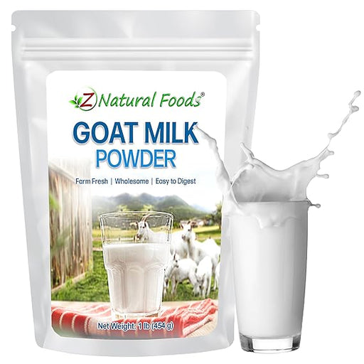 Z Natural Foods Leche de cabra en polvo - Pura leche entera de crema - Quierox - Tienda Online