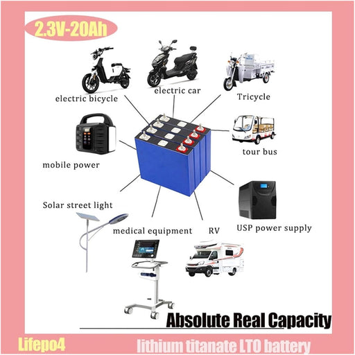 ZALIX Batería Recargable LTO de fosfato de Hierro y Litio Lifepo4 de 20Ah, 2 piezas - Quierox - Tienda Online