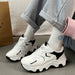 Zapatillas bajas con cordones y bloques de color, ligeras y versátiles - Quierox - Tienda Online