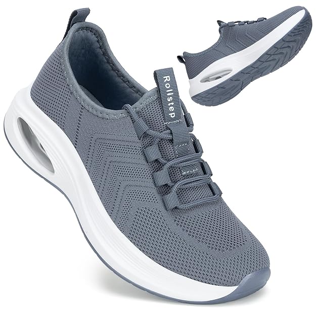 Zapatillas de mujer con puntera ancha con amortiguación de aire - Quierox - Tienda Online