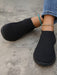 Zapatillas de punto para mujer, bajas transpirables sin cordones - Quierox - Tienda Online