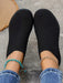 Zapatillas de punto para mujer, bajas transpirables sin cordones - Quierox - Tienda Online