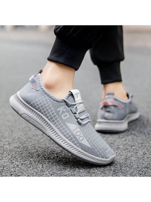 Zapatillas deportivas de talla grande para hombre, informales, transpirables, con suela plana - Quierox - Tienda Online