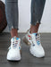 Zapatillas deportivas transpirables con bloques de color, de tacón alto - Quierox - Tienda Online