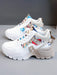 Zapatillas deportivas transpirables con bloques de color, de tacón alto - Quierox - Tienda Online