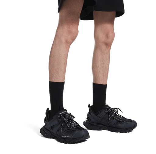 Zapatillas Track Balenciaga en poliuretano negro - Quierox - Tienda Online