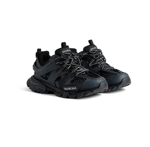 Zapatillas Track Balenciaga en poliuretano negro - Quierox - Tienda Online