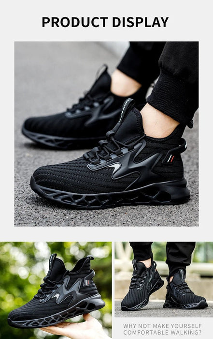 Zapatos de seguridad antipinchazos y antichoque, con puntera de acero para hombre - Quierox - Tienda Online
