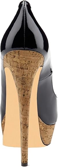 Zapatos de tacón alto para mujer, con plataforma, con puntera abierta - Quierox - Tienda Online