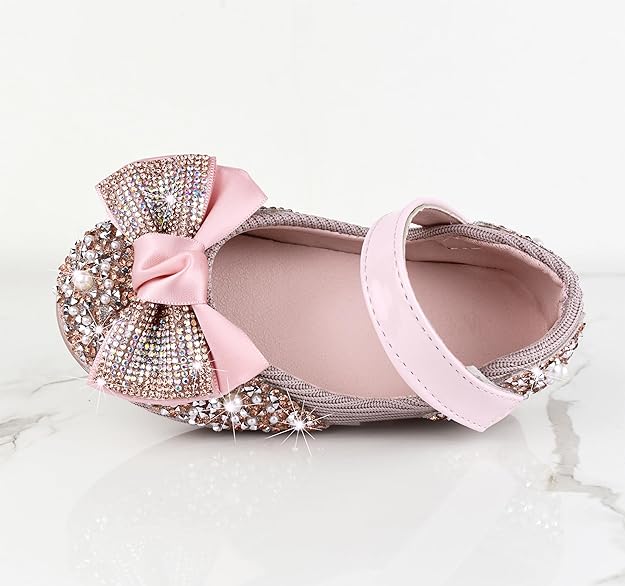 Zapatos de tacón de princesa para niñas con lentejuelas brillantes - Quierox - Tienda Online