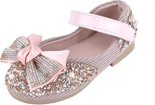 Zapatos de tacón de princesa para niñas con lentejuelas brillantes - Quierox - Tienda Online