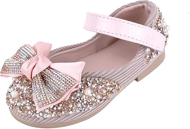 Zapatos de tacón de princesa para niñas con lentejuelas brillantes - Quierox - Tienda Online