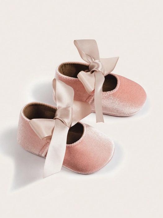 Zapatos planos con decoración de lazo para niñas pequeñas para exteriores - Quierox - Tienda Online