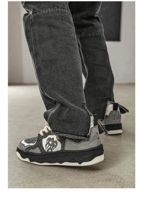 Zapatos planos para hombre, estilo Y2K - Quierox - Tienda Online
