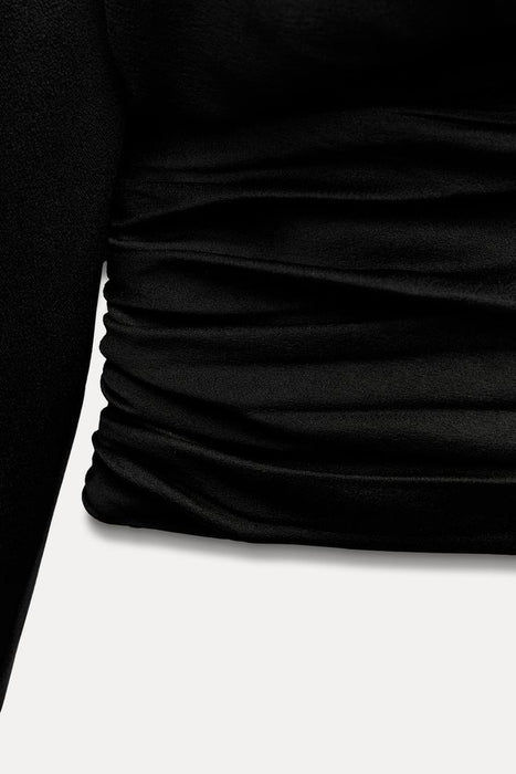 ZARA Blusa de satén - Quierox - Tienda Online