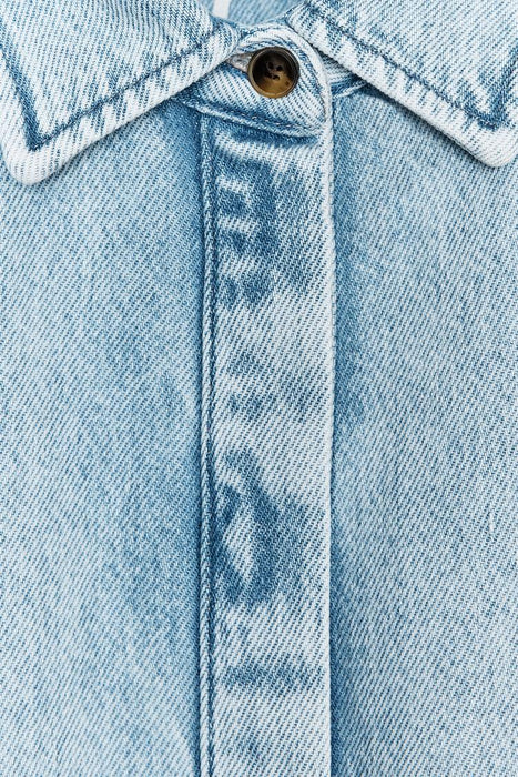 Zara Blusa Denim jean - Quierox - Tienda Online