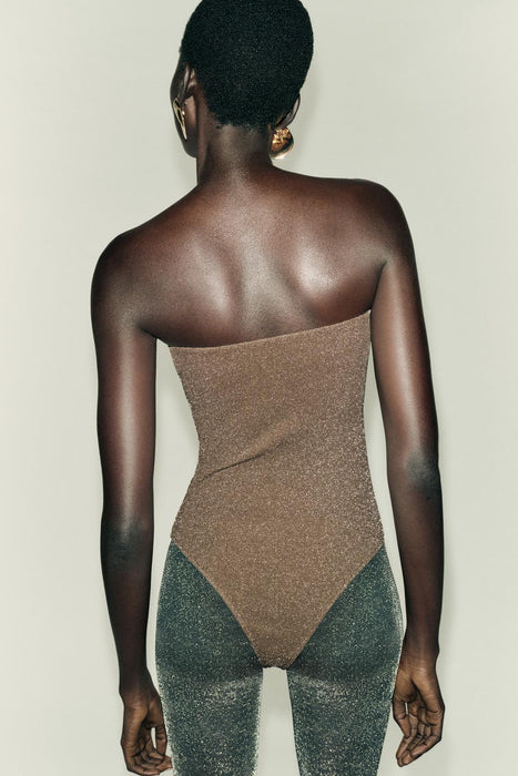 ZARA BODY BANDEAU DE HILO METÁLICO - Quierox - Tienda Online